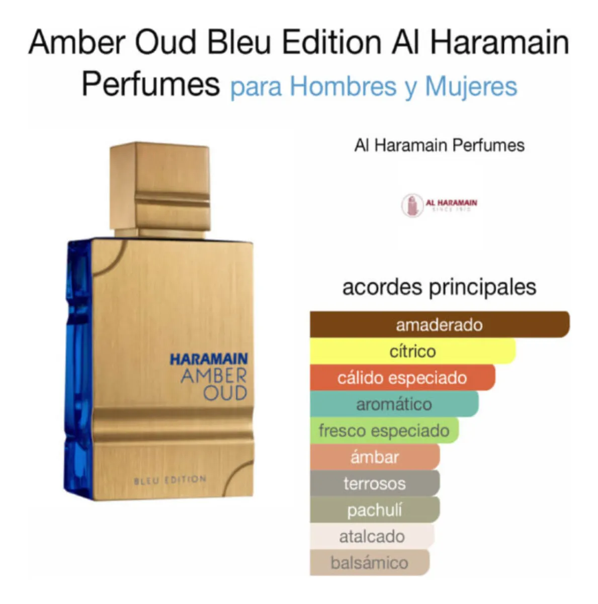 PERFUME AL HARAMAIN AMBER OUD BLEU EDP - Imagen 2