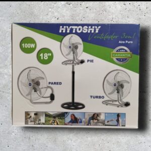 VENTILADOR DE PIE 18" 3 EN 1 100W